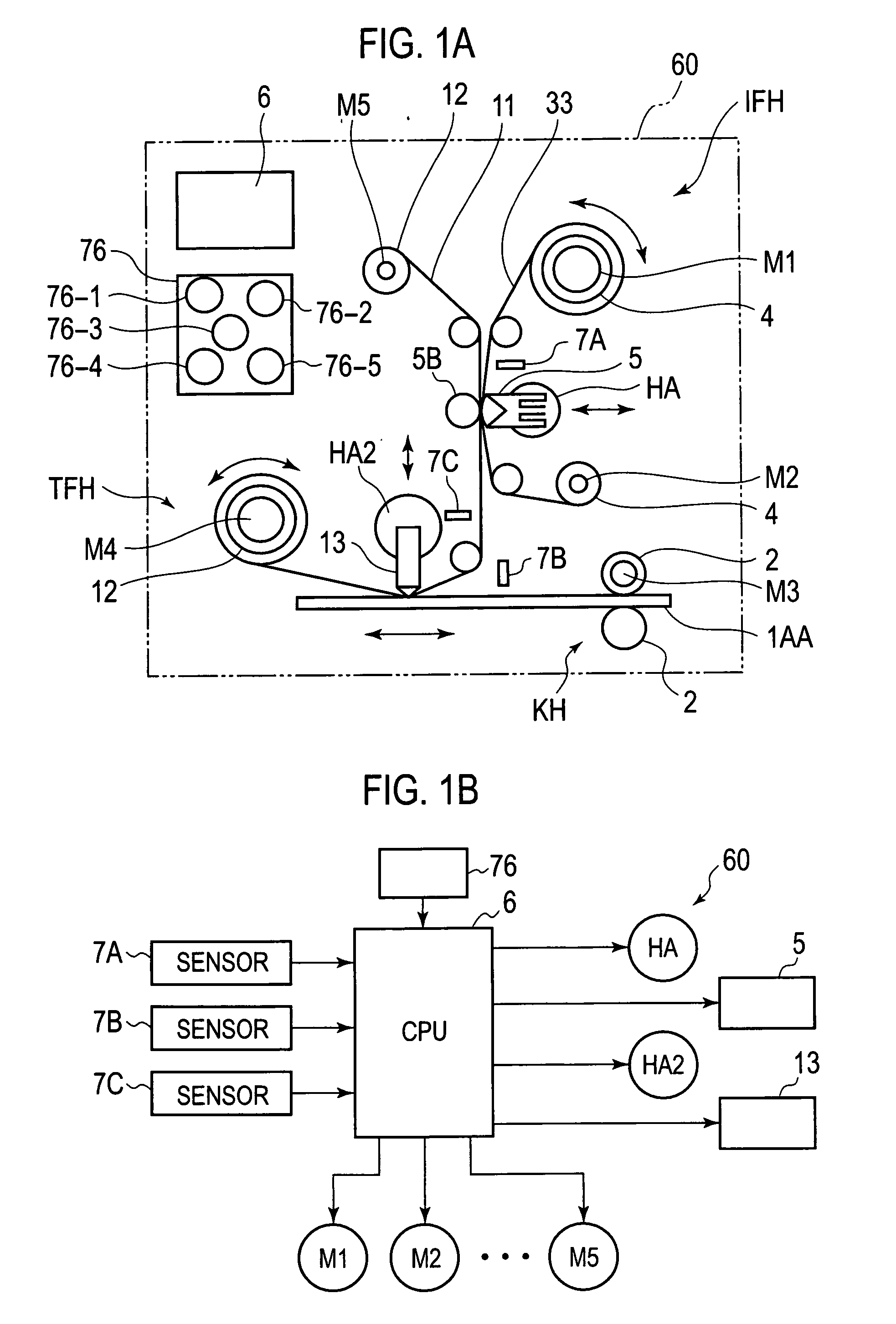 Re-transfer printing machine and method thereof
