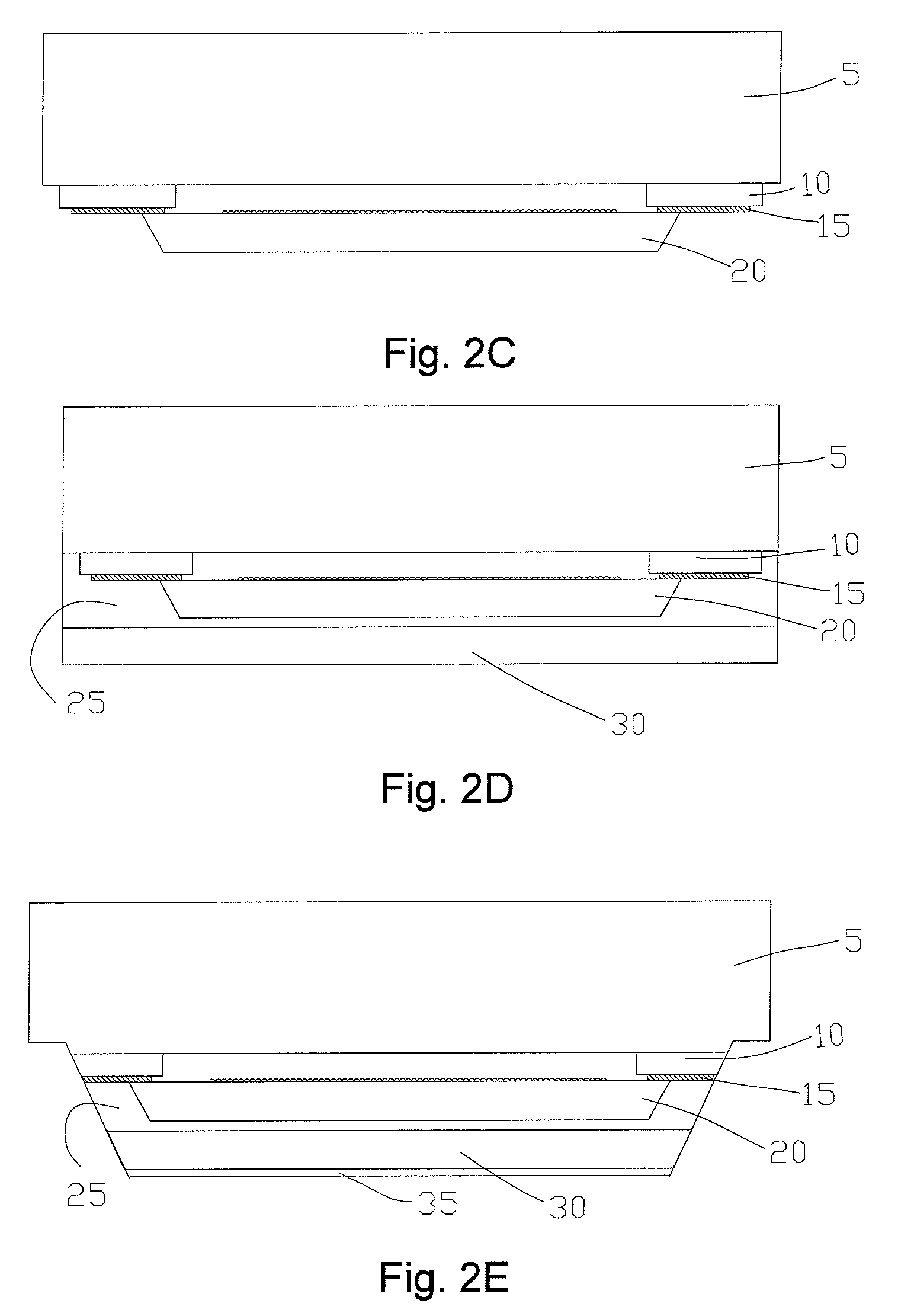 Wafer level chip size packaged chip device with an N-shape junction inside and method of fabricating the same