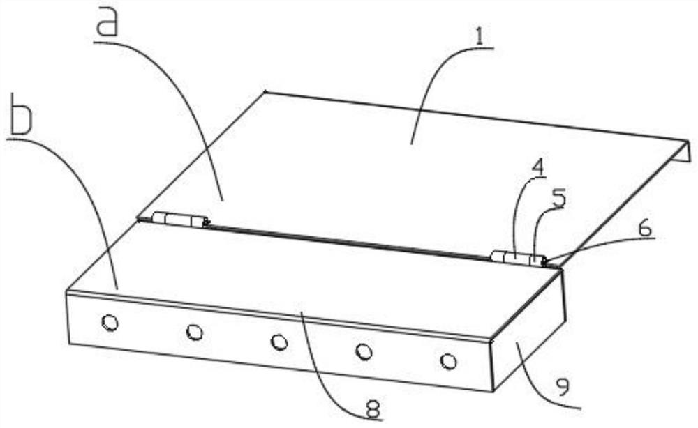 Climbing frame protection turning plate assembly