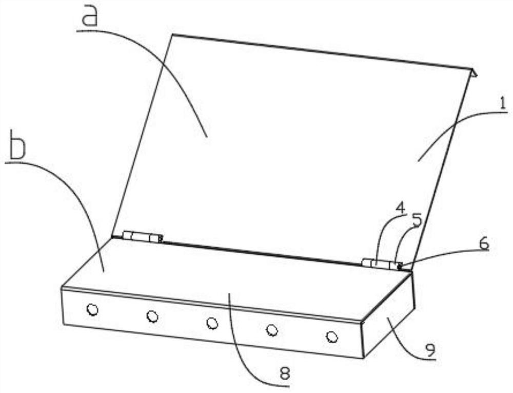 Climbing frame protection turning plate assembly