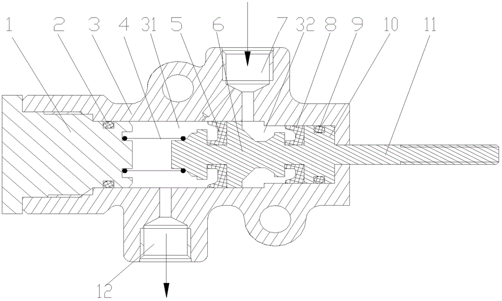 Hydraulic cylinder assembly for linkage braking system and motorcycle comprising hydraulic cylinder assembly