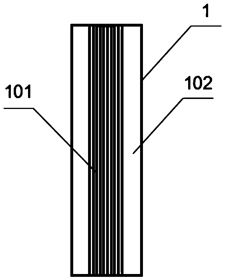 A kind of additive manufacturing method of pre-set fiber rod z-direction reinforced continuous fiber composite material