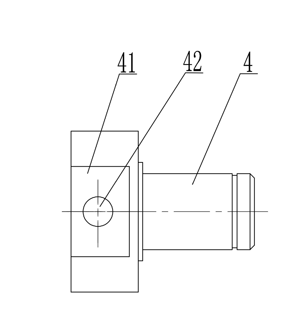 Indenting machine with components being rapidly changed