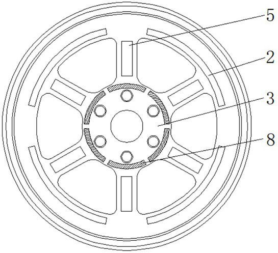 An ultra-lightweight wheel with an adjustable balance structure