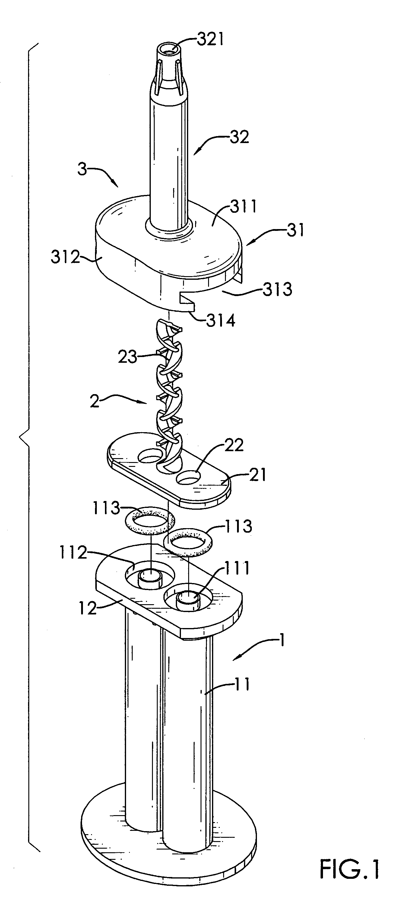 Slidable securing device for a mixer to allow communication between a mixer housing and a mixer inlet portion of the mixer