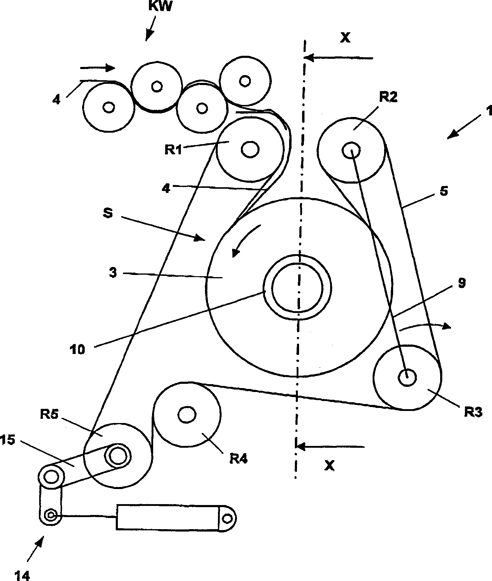 Belt for lap forming device