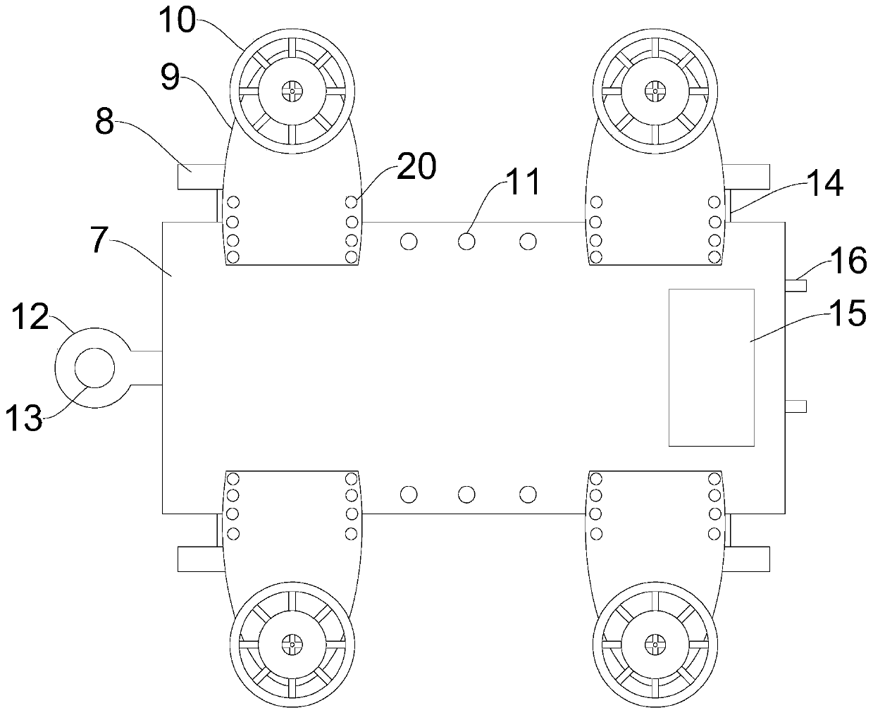 Spool for embedding cable and construction method for embedding cable