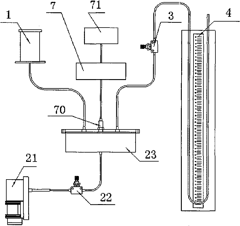 Bore diameter measuring apparatus for porous material and measuring method thereof