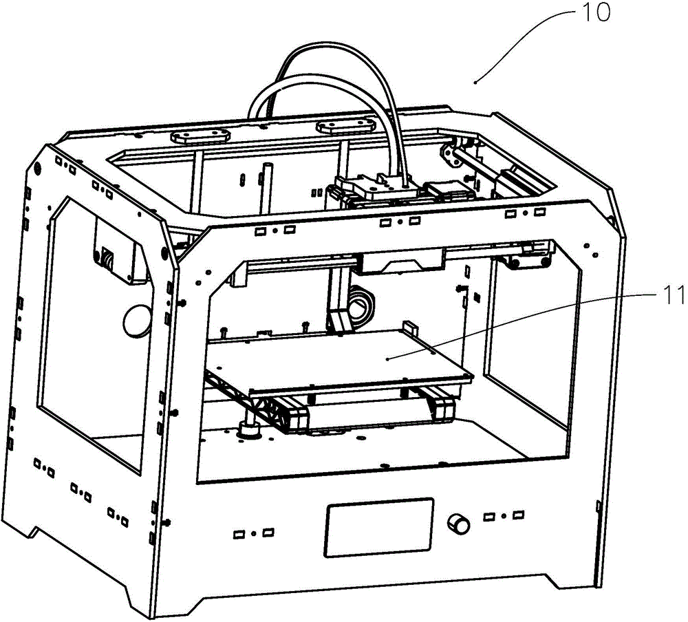 Three-dimensional printer, printing workbench applied to three-dimensional printer, paint, film and preparation method
