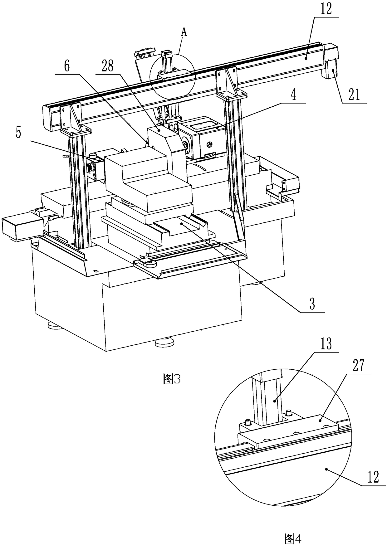 Machine tool for surface treatment of shaft-type workpieces