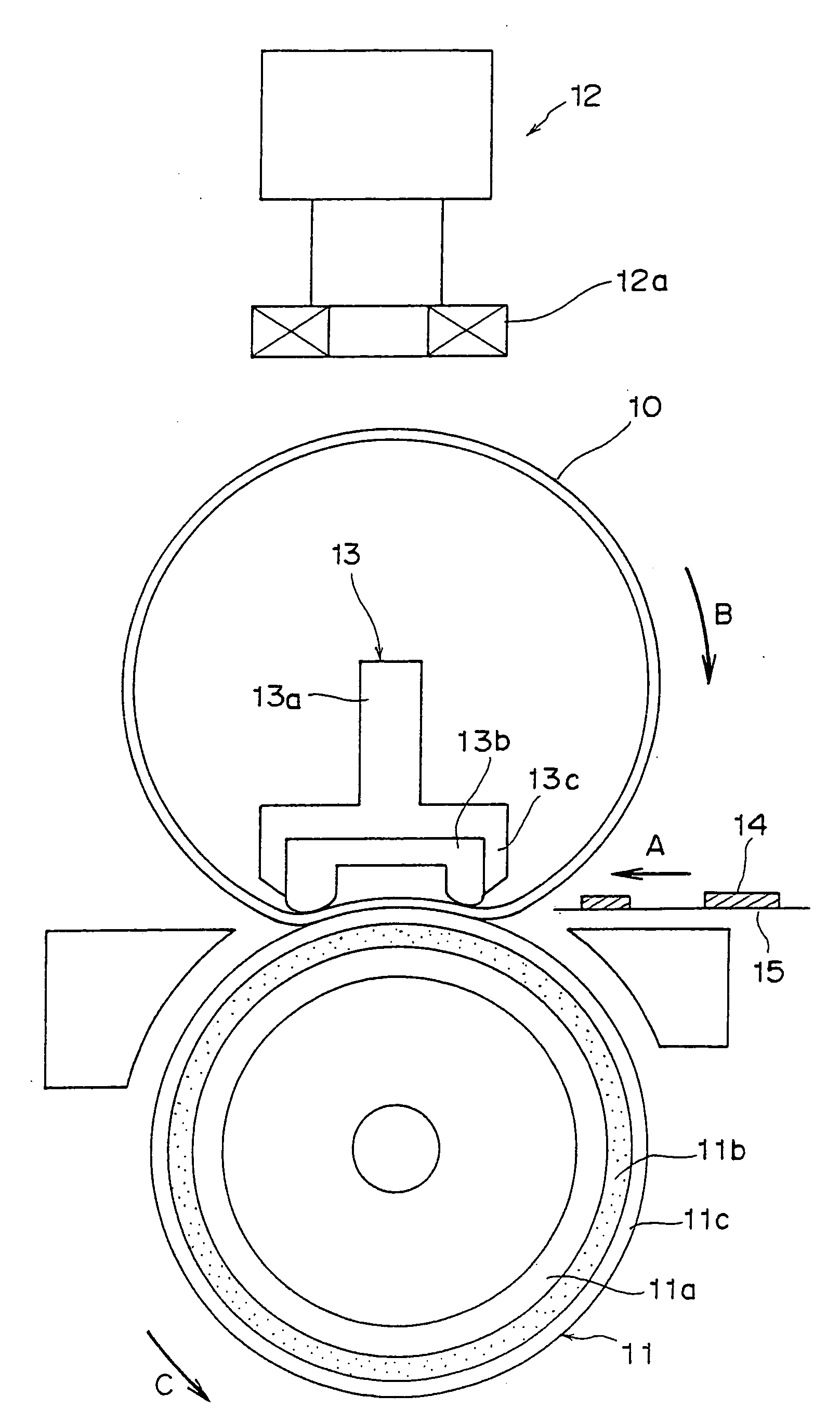 Fixing member, fixing device and image forming device