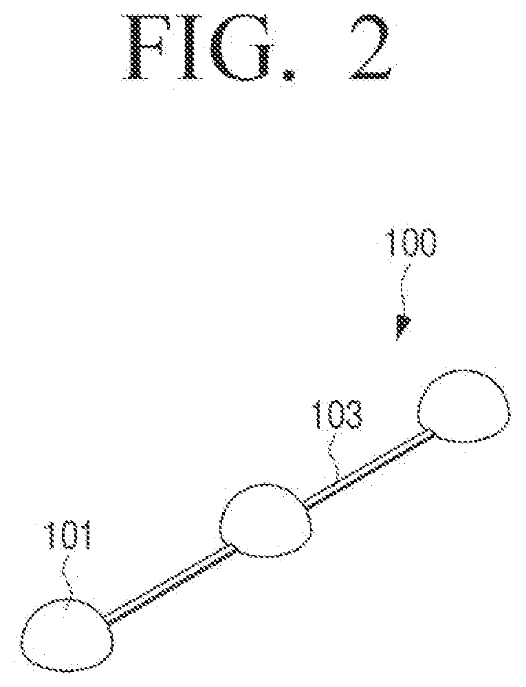 LED lens array for backlight device and display device having same