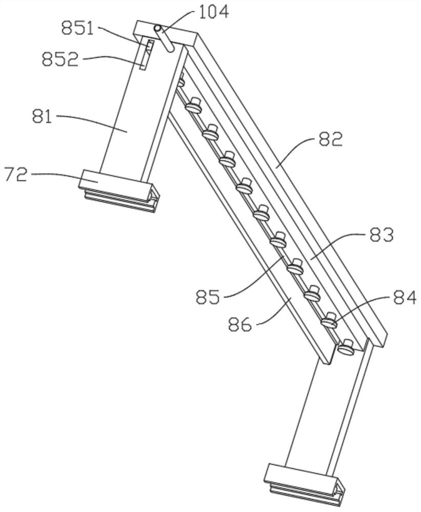 Large arm angle indicating device for hoisting equipment