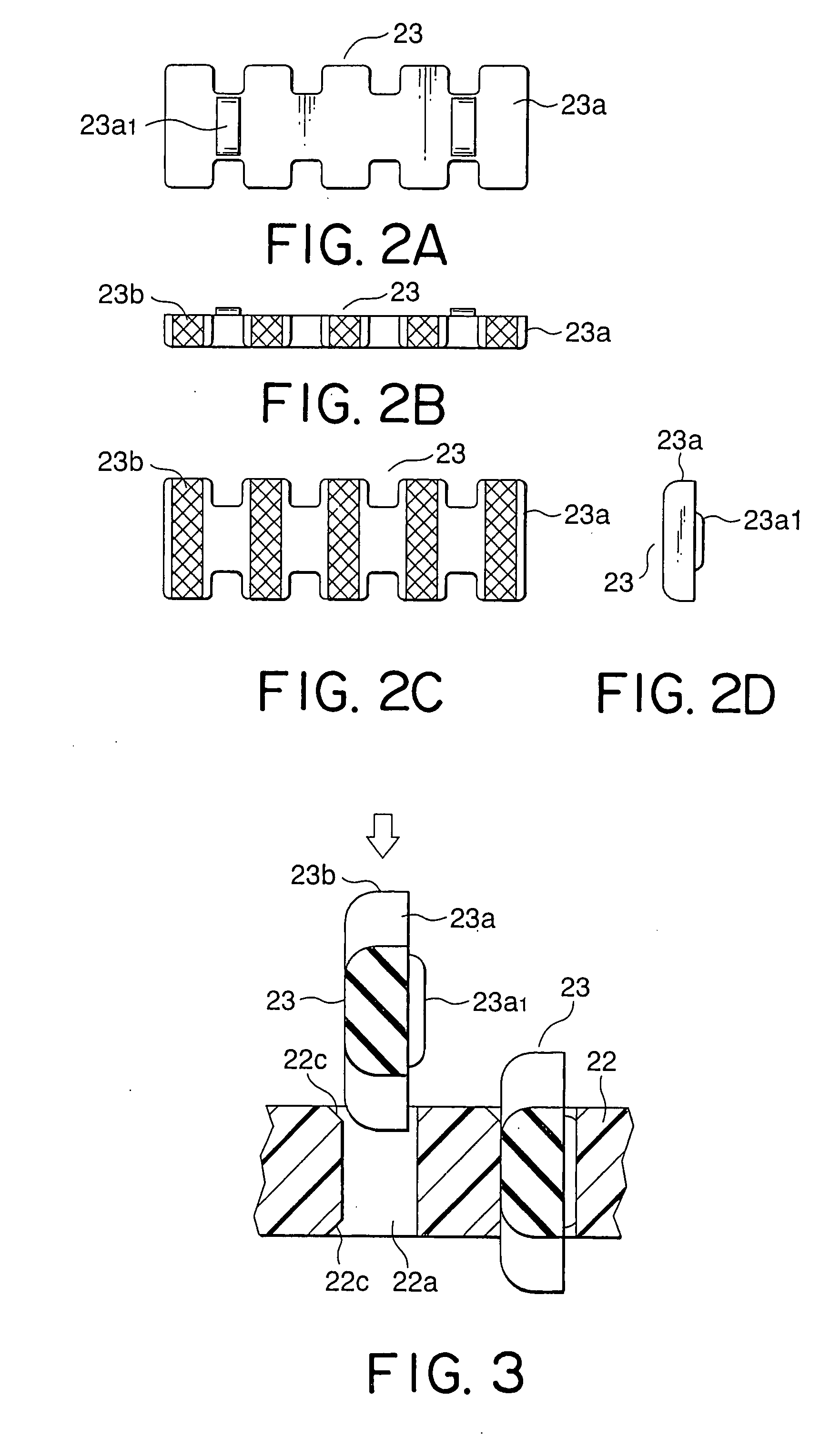 Double-sided connector capable of easily and accurately positioning a connection member