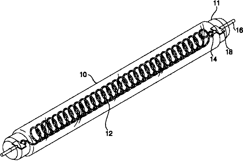 Carbon heating structure having flange type structure and heating device