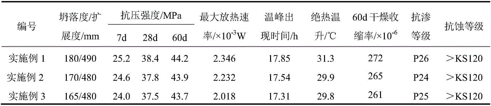 Low-temperature-rise anti-corrosion maritime mass concrete and preparation method thereof