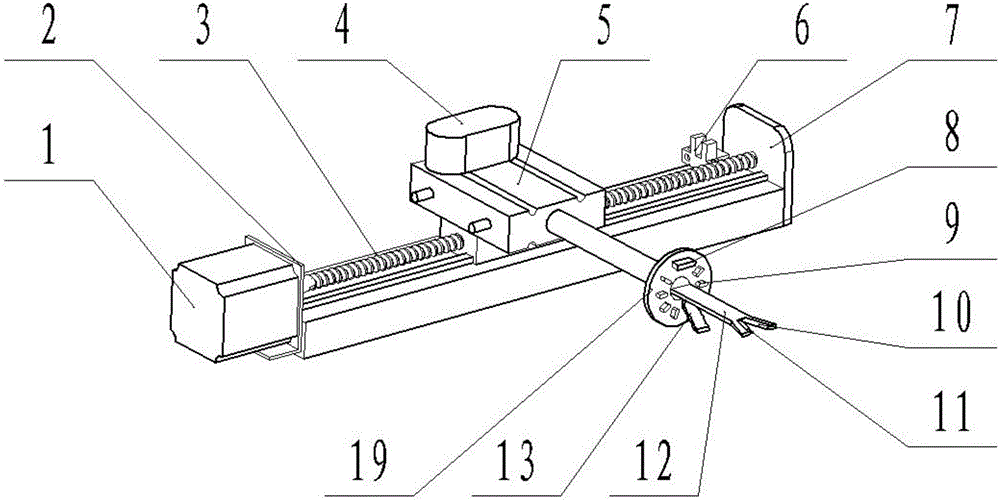 Electric heating cutting type strawberry picking terminal executor and corresponding picking mechanism and method