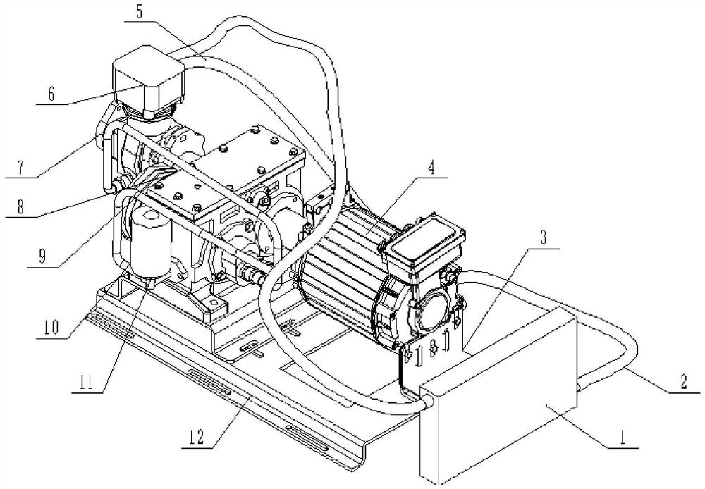 Independent dust collection system of vacuum sweeper