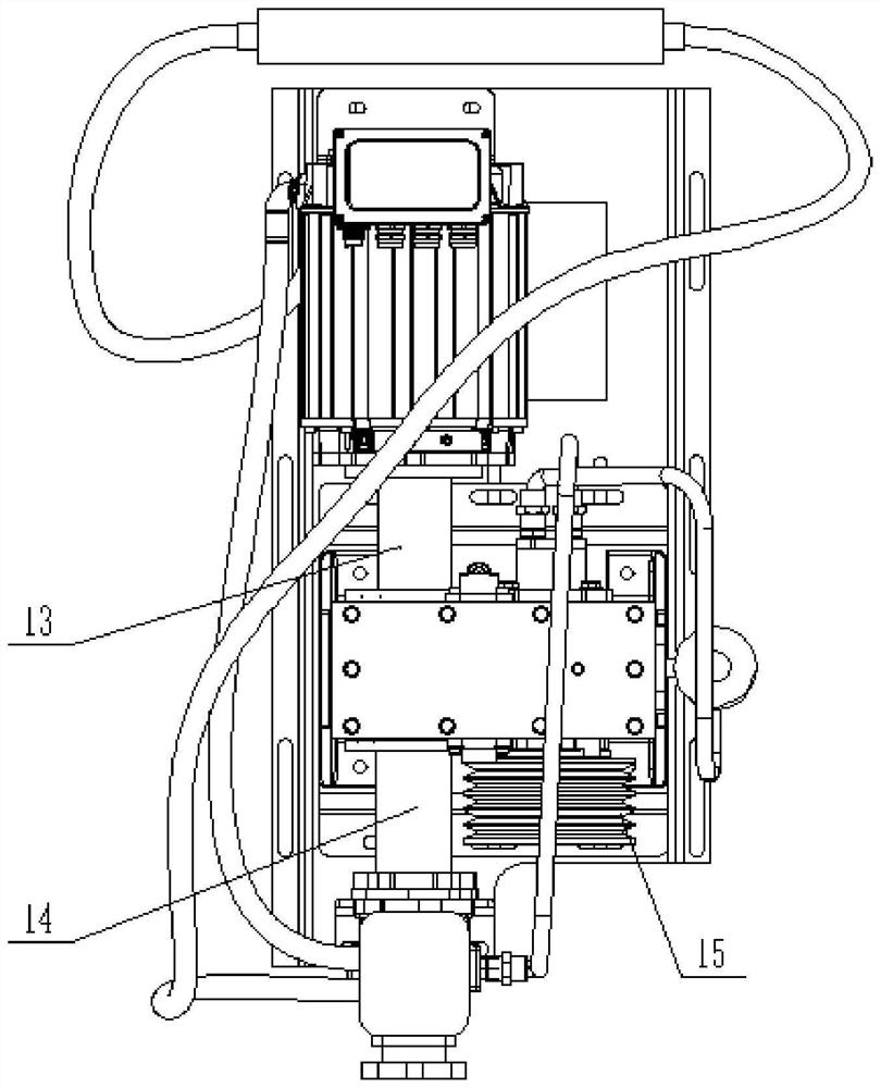 Independent dust collection system of vacuum sweeper