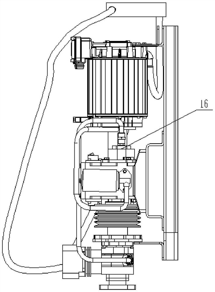 Independent dust collection system of vacuum sweeper