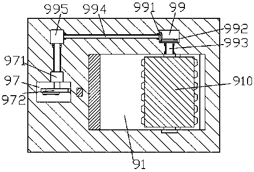 A sewage precipitation purification device