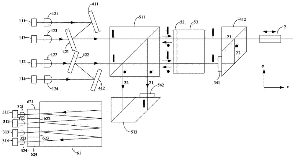 A multi-wavelength single-fiber bidirectional optical transceiver module and its working method