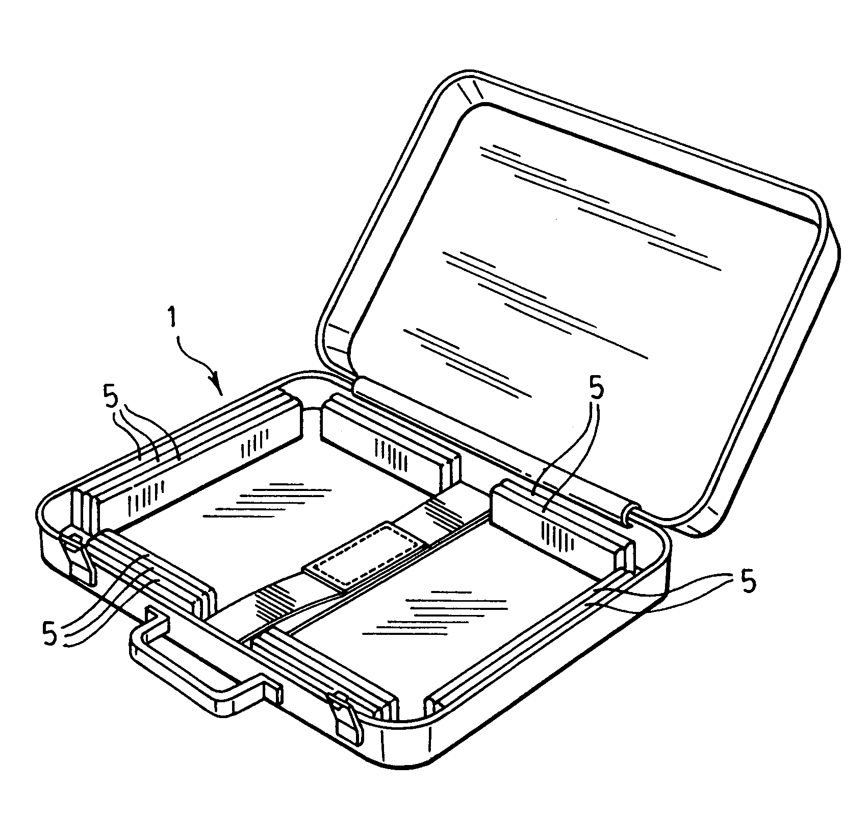 Adjustable cushioning system for carrying case