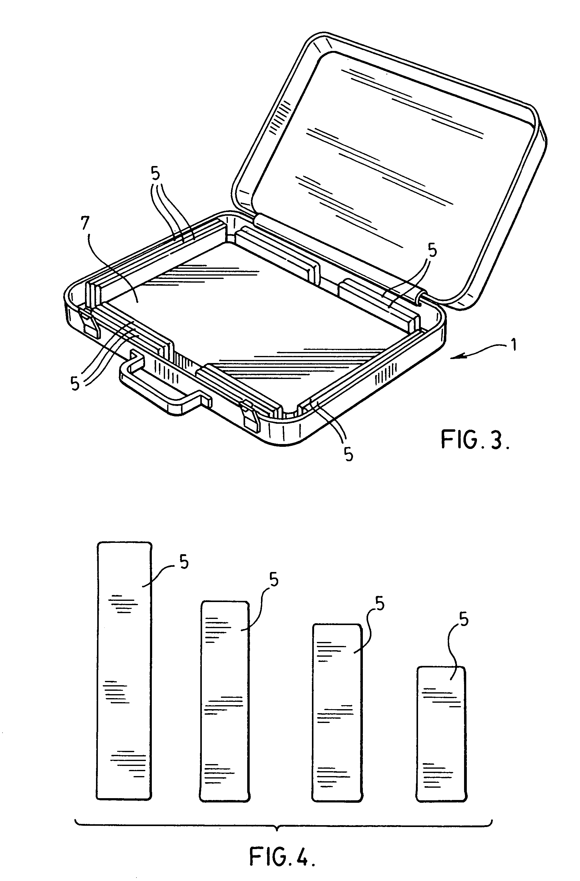 Adjustable cushioning system for carrying case