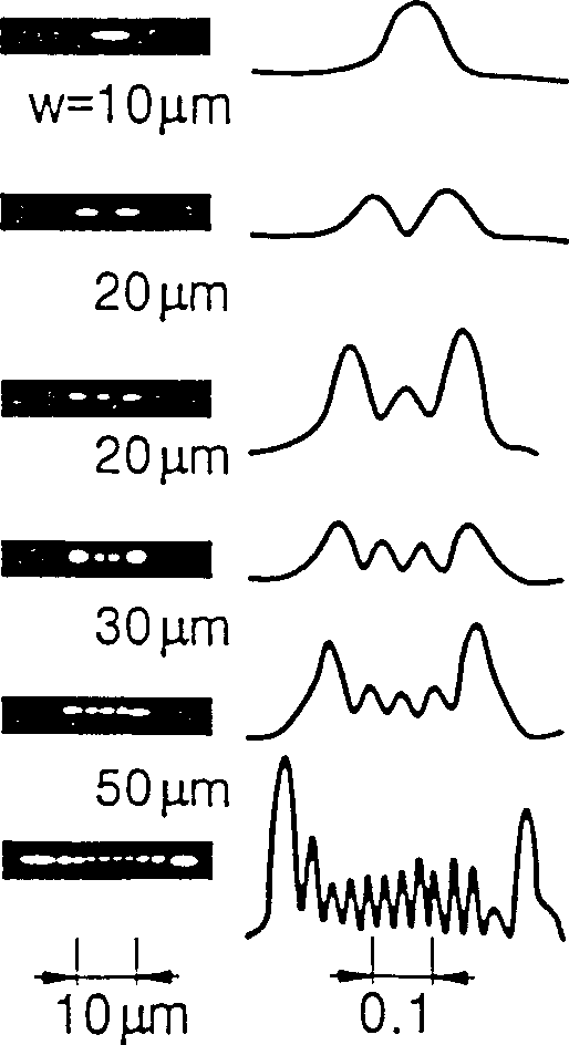 Semiconductor laser diode for controlling width of carrier inner flow path