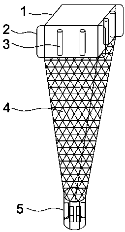 Novel neritic plankton hierarchic collection device and application thereof