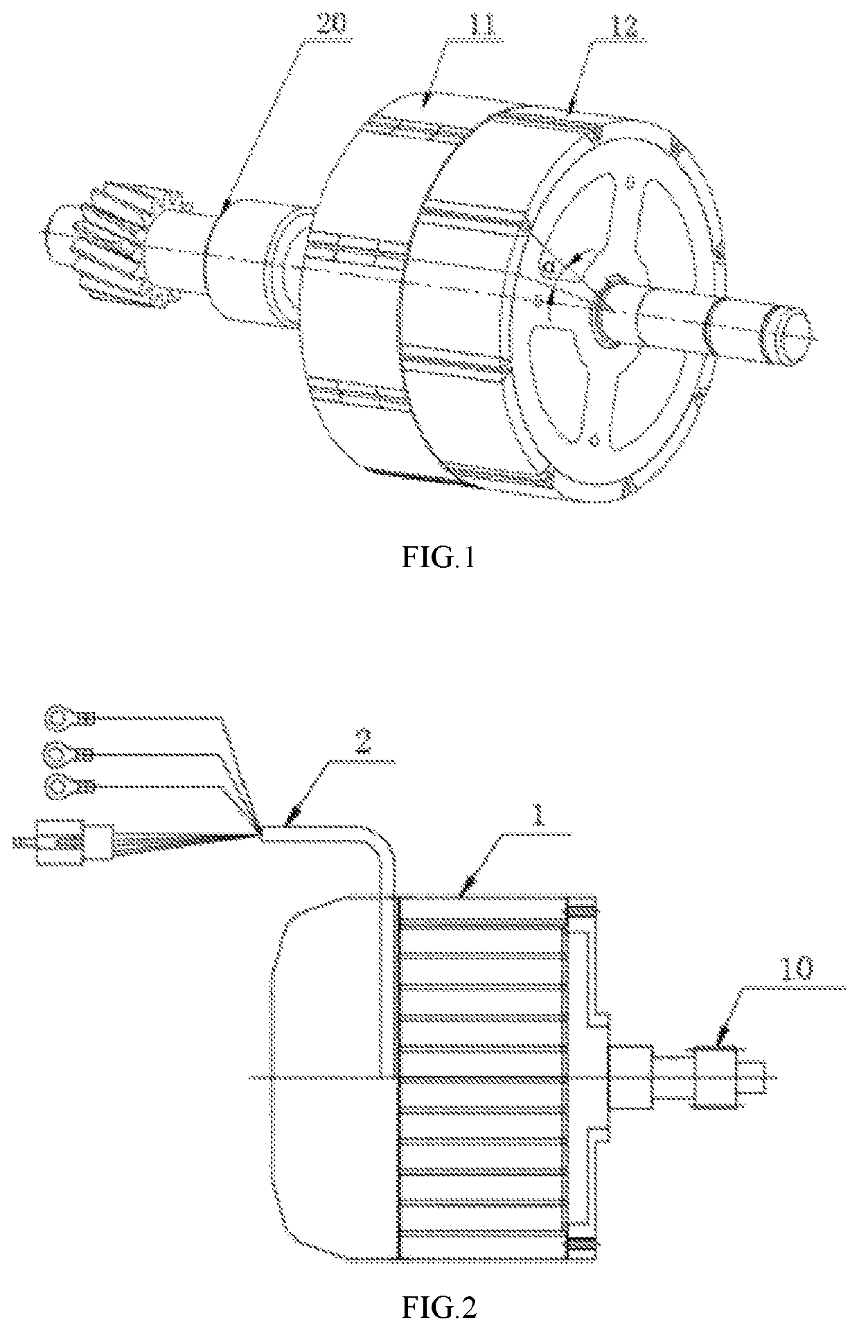 Automatic torque-adjustable speed-changing motor for electric pedicab