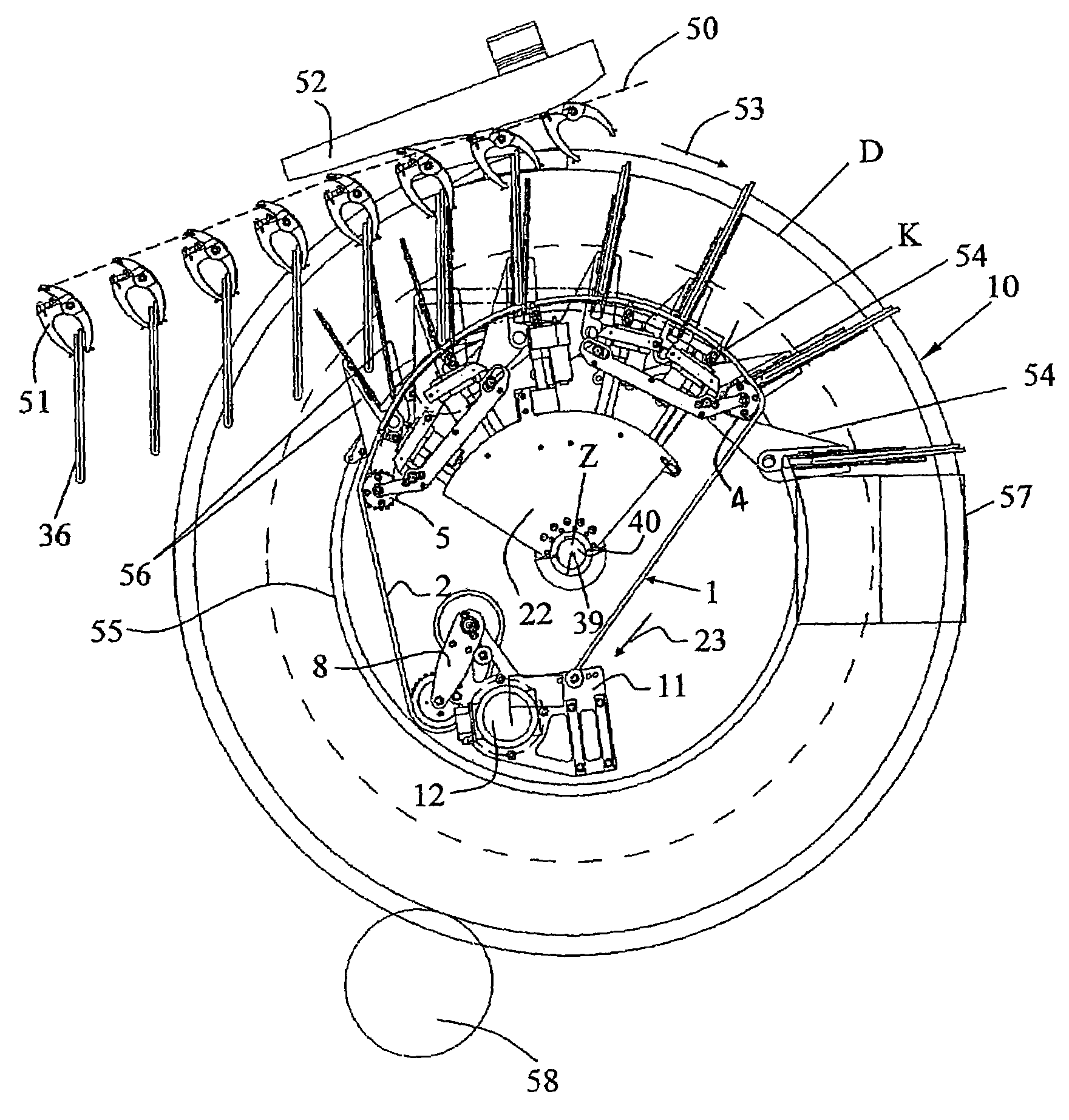 Apparatus for trimming print products