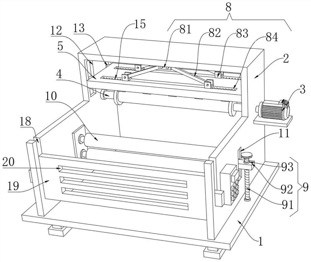 Anti-loosening winding device for knitted fabric production and use method of anti-loosening winding device