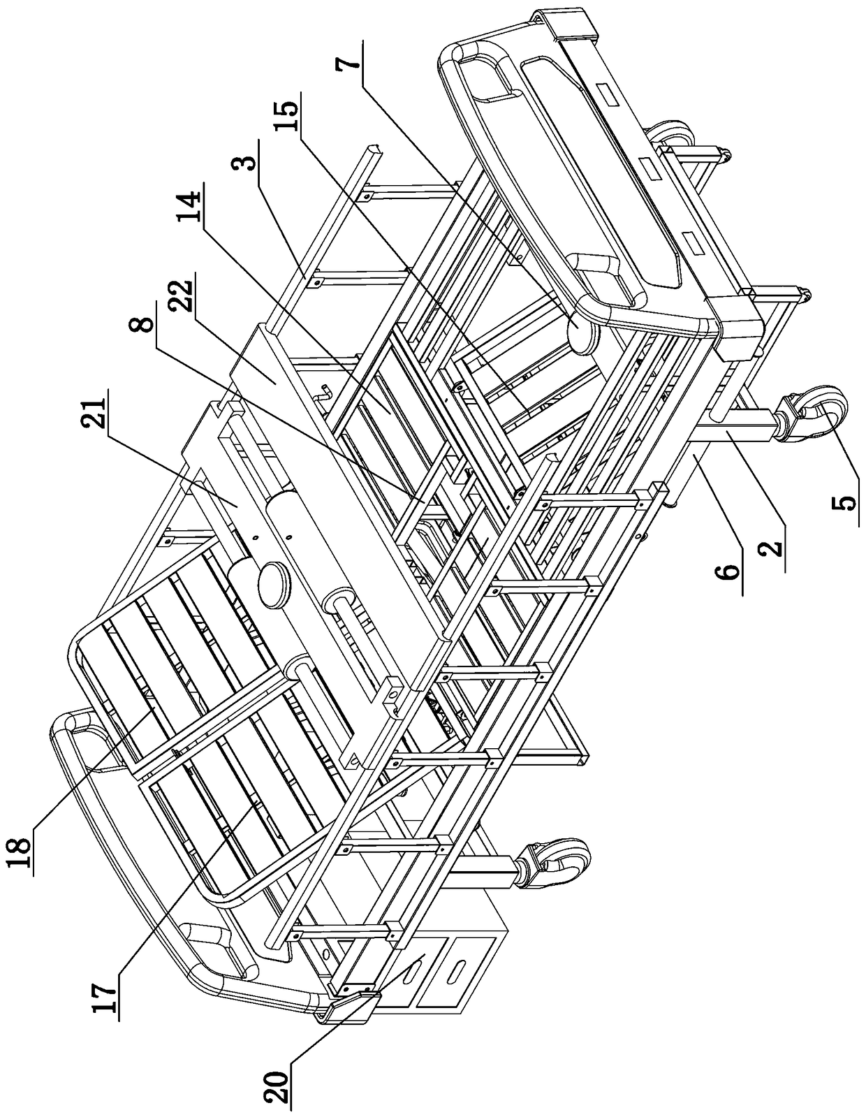 multifunctional nursing bed