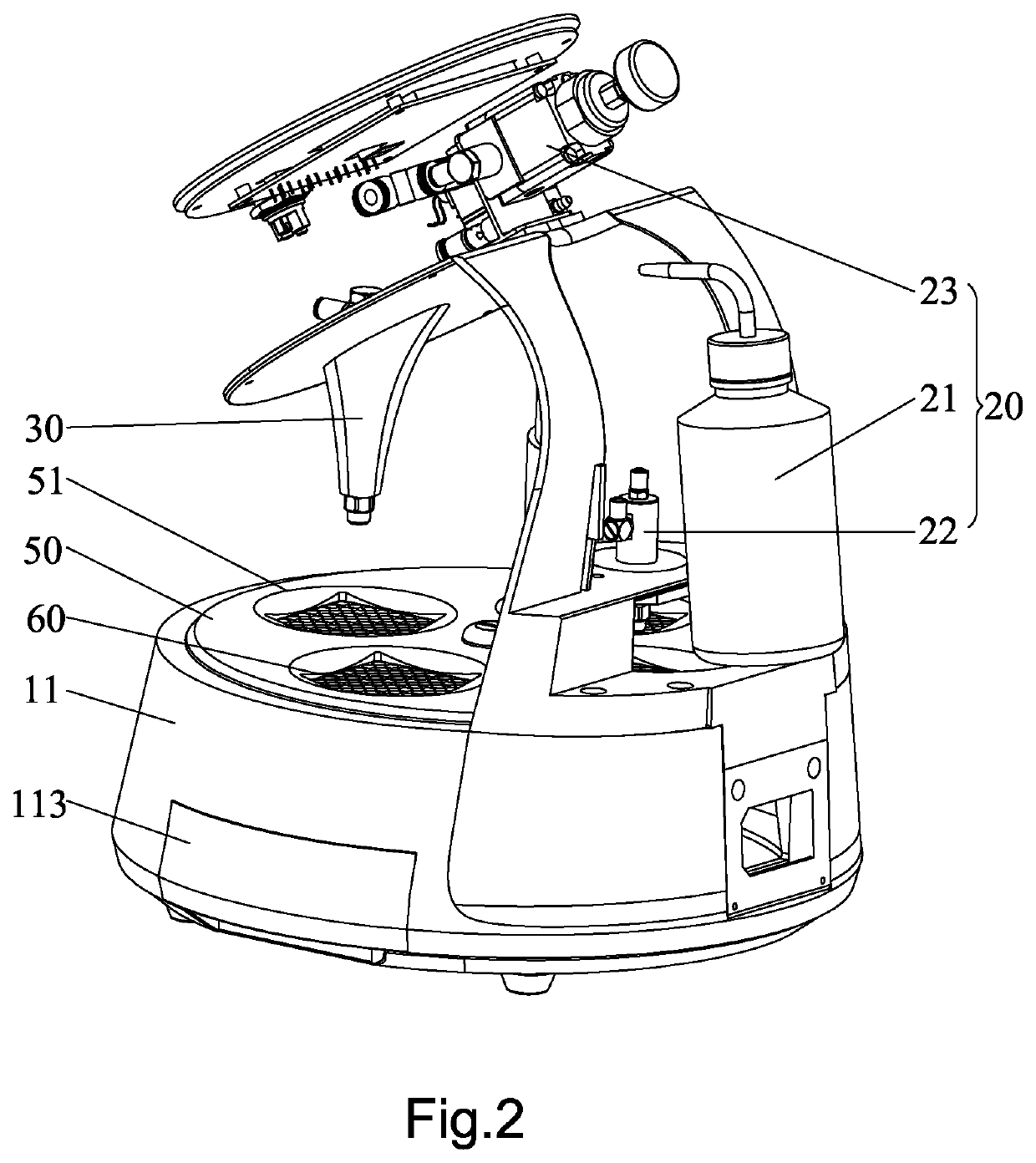 Automatic wetting apparatus