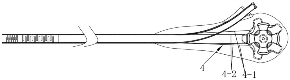 Sheath tube capable of being bent for multiple times