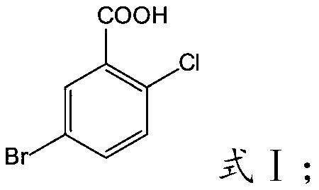 Preparation method of 5-bromo-2-chlorobenzoic acid