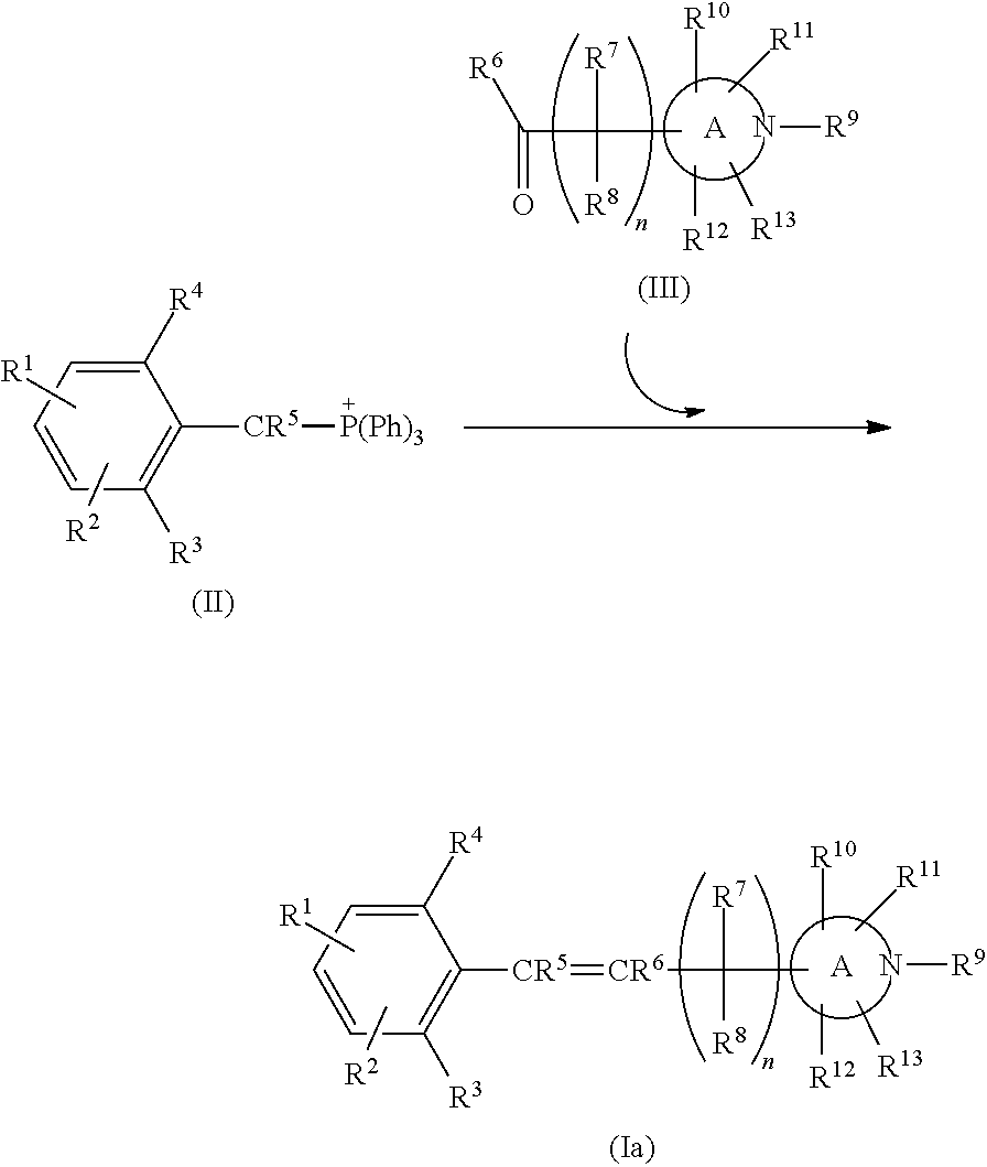 Nitrogen—containing heterocyclic derivatives having 2,6-disubstituted styryl