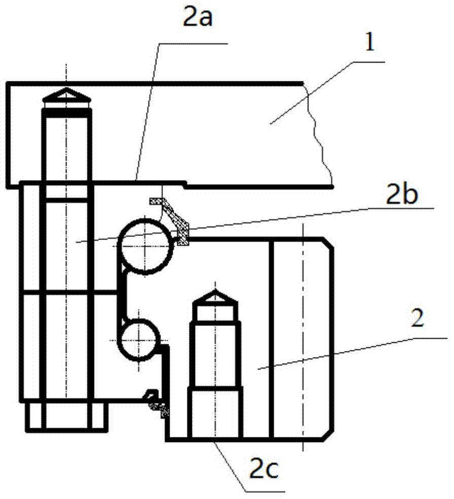 Method for adjusting the flatness of the large bottom plate of the tower body