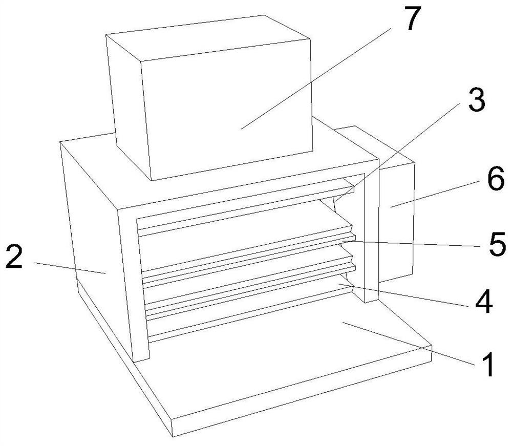 Wood waste solid-wood-imitated processing and forming device