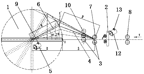 Method and device for continuous synchronous operation of winding and insulating tape wrapping of winding machine