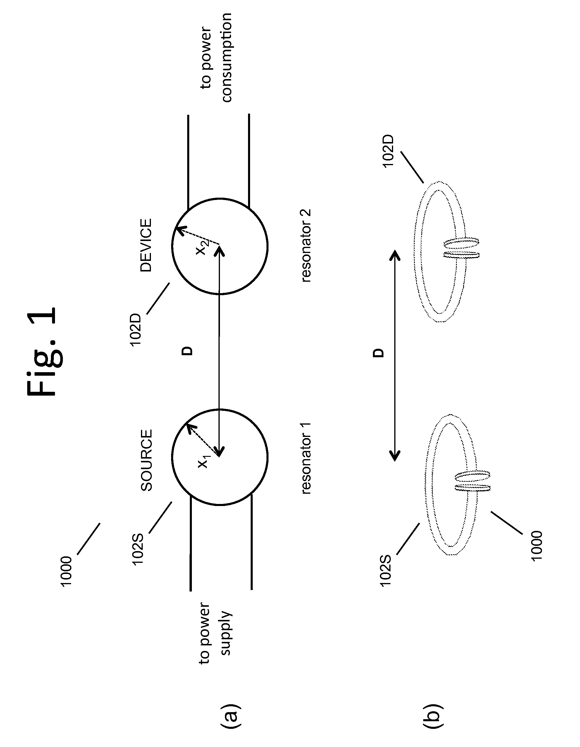 Wireless energy transfer using object positioning for low loss
