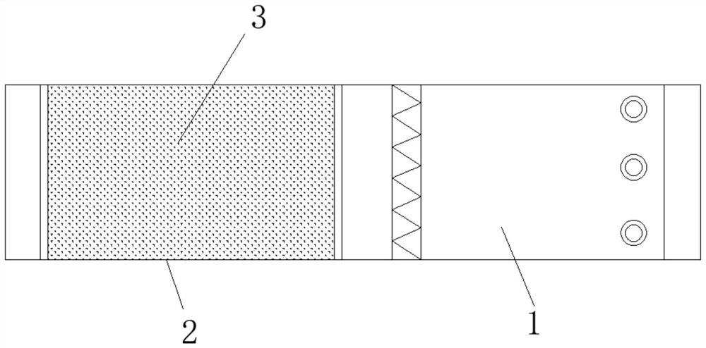 Wear-resistant down jacket cuff structure and manufacturing method thereof