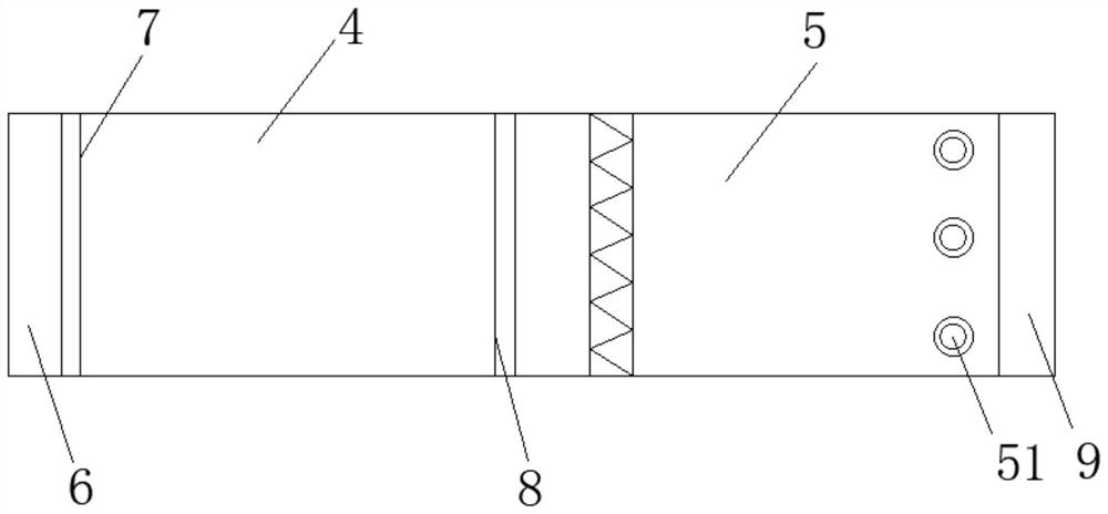 Wear-resistant down jacket cuff structure and manufacturing method thereof