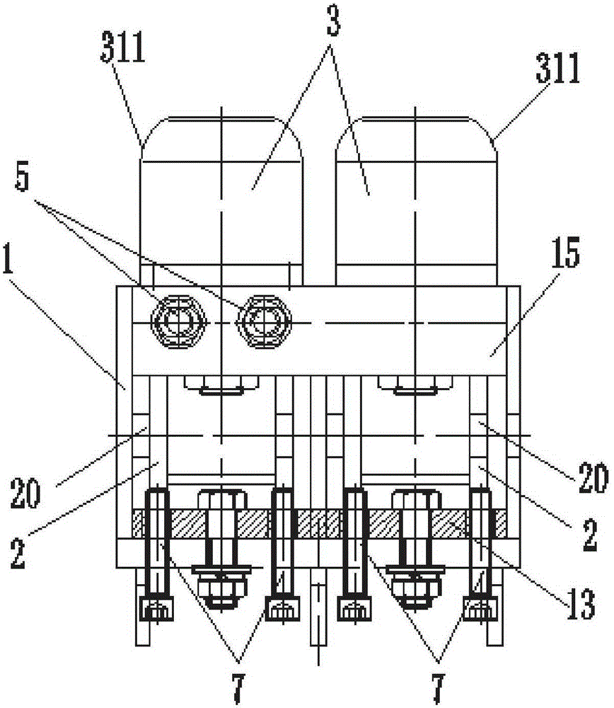 Track clamping device