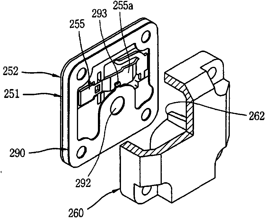 Valve device of enclosed type compressor