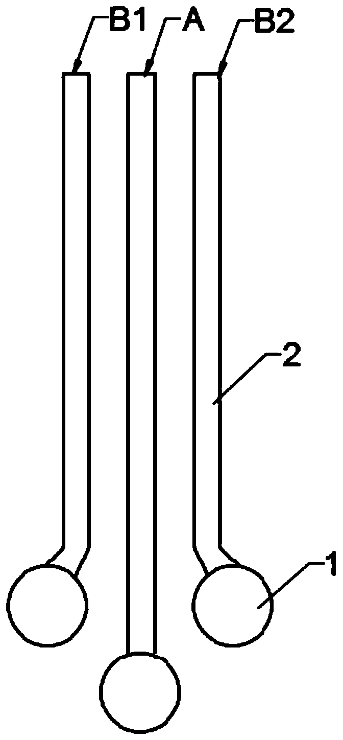 Wearable sensor for sweat detection and preparation method thereof