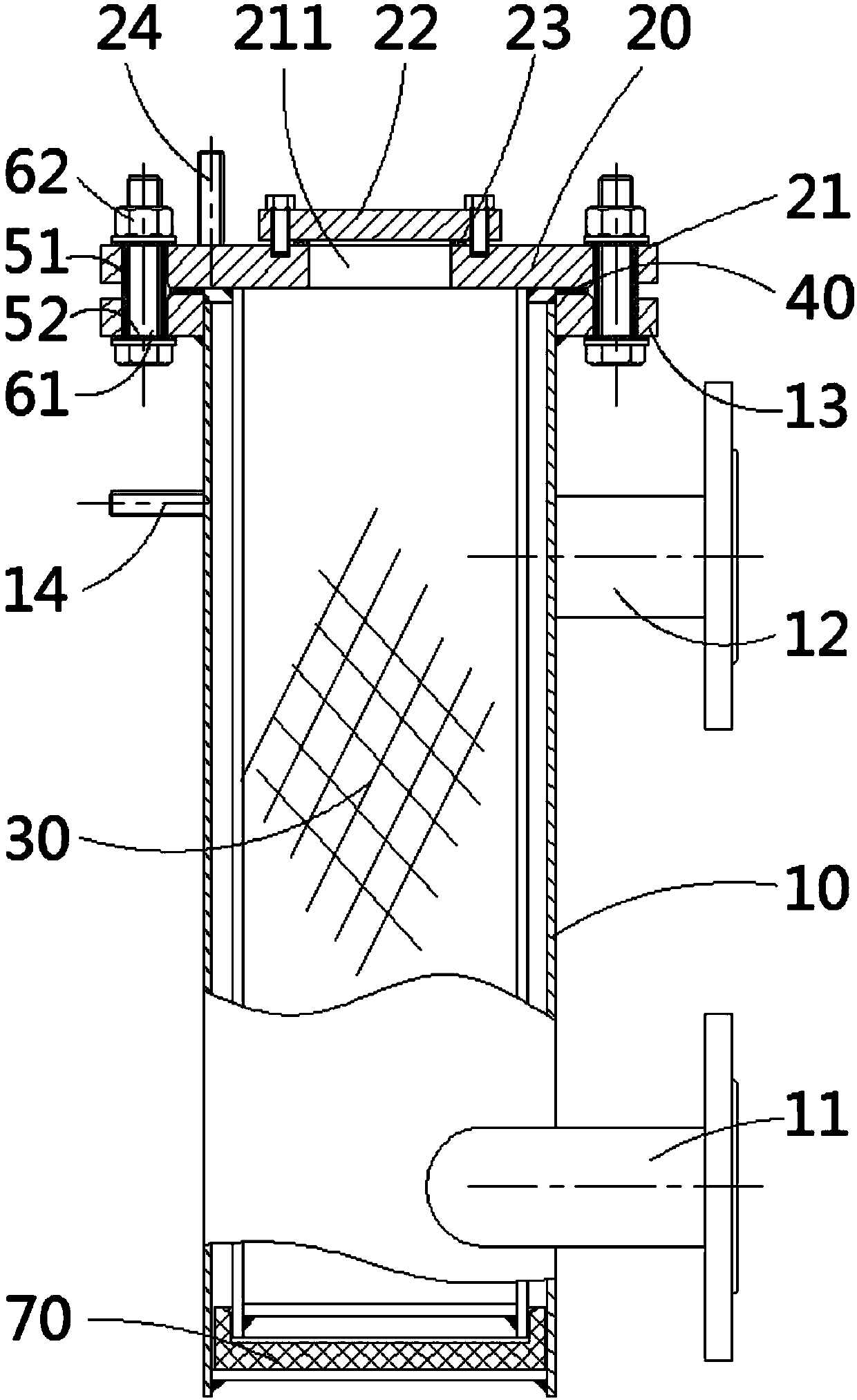 Electric flocculation device