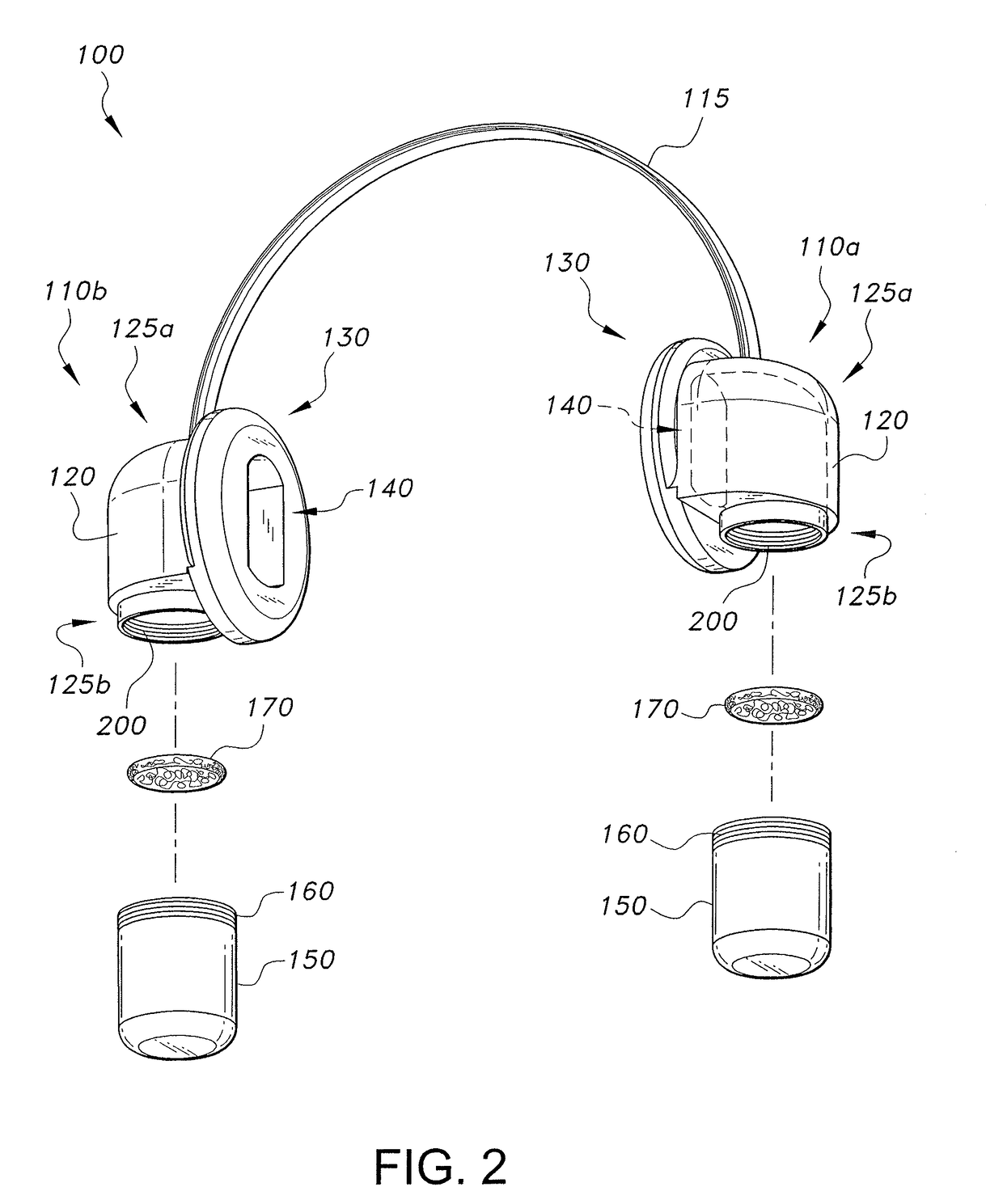 Pressure relief device for ears