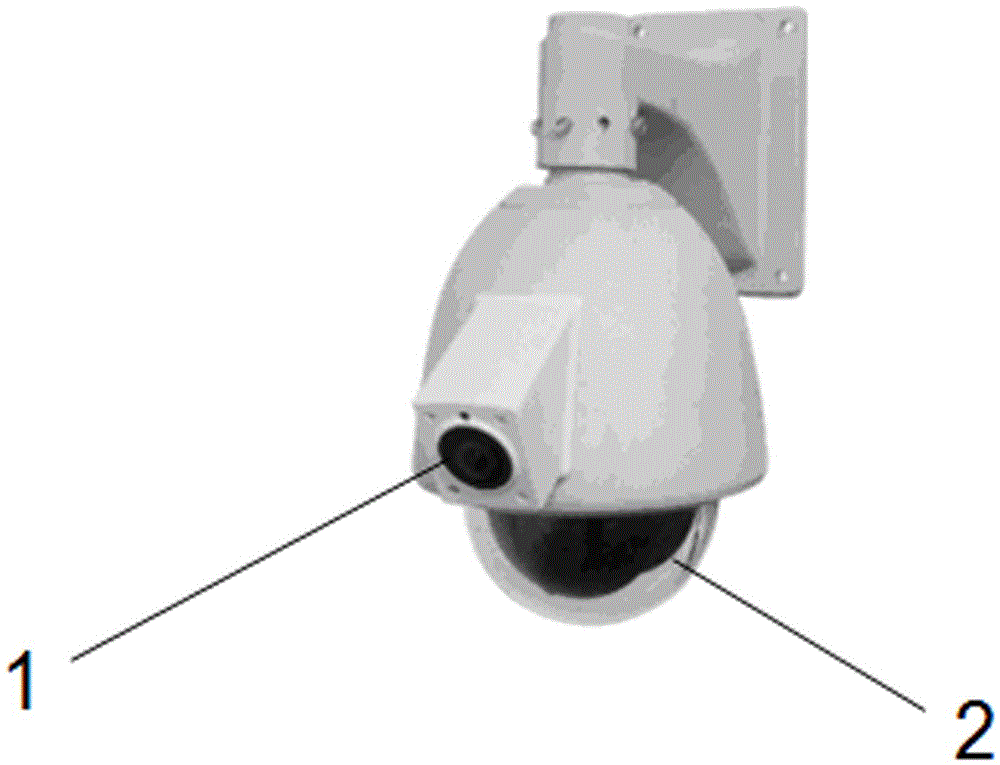 Spatial registration method based on panoramic high-speed ball integrated machine